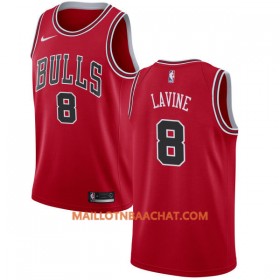 Maillot NBA Chicago Bulls Zach LaVine 8 Nike 2017-18 Rouge Swingman - Homme